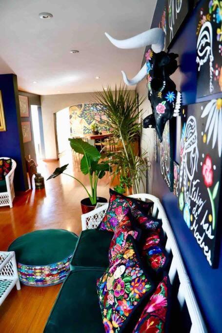 Luxurious Mid Century Modern Folk Art Home 墨西哥城 外观 照片